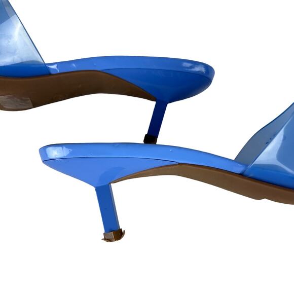 Calvin Klein Women's Blue Padded Graya Square Toe Kitten Heel Slip Sz 6.5 - Picture 9 of 9